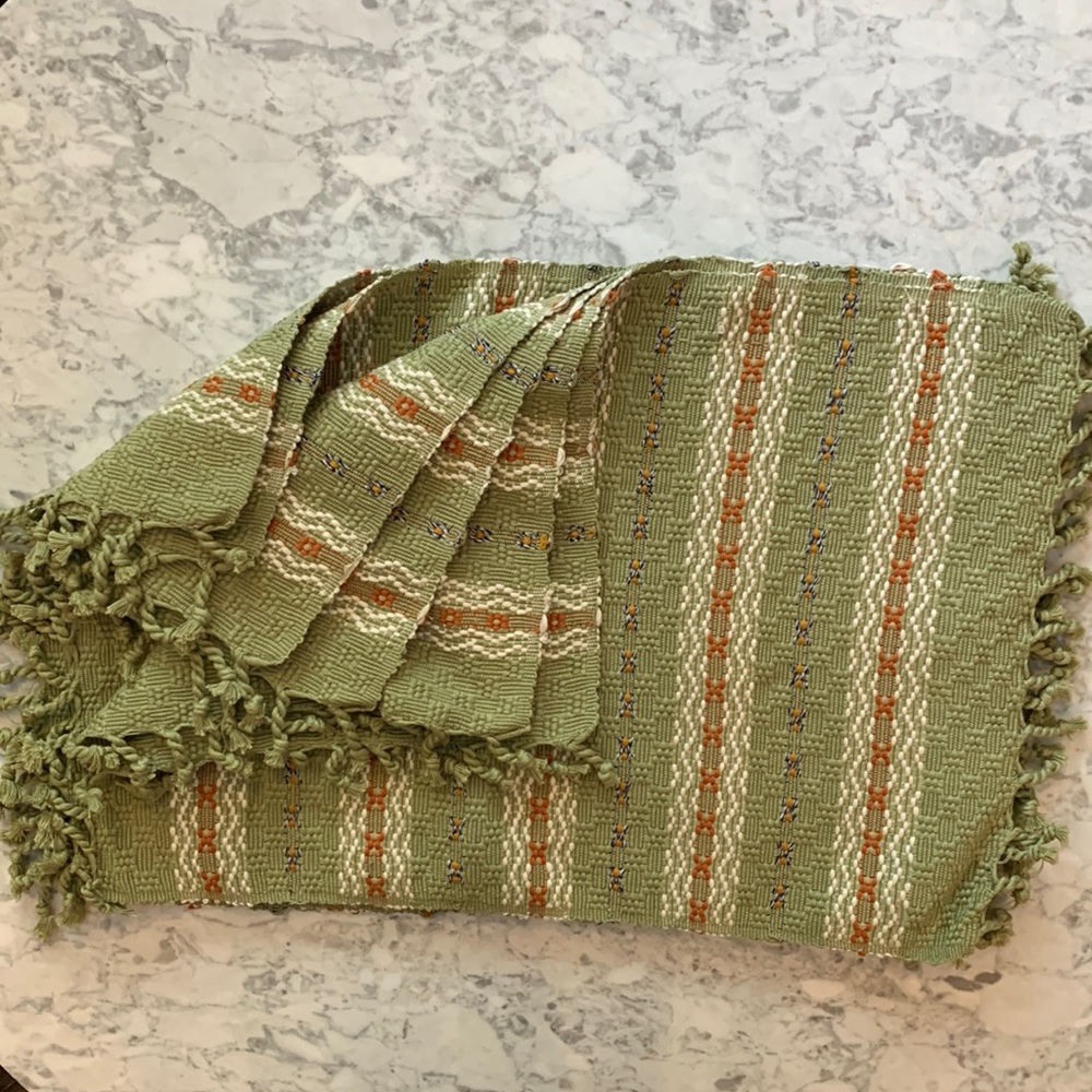Guatemalan woven placemats quantity 6